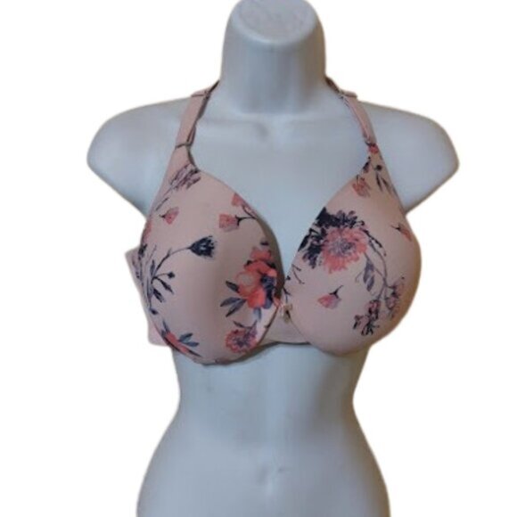 Other - La vie en rose Sleekback Pink Floral Bra 38 D